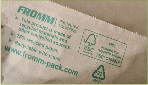 紙氣墊環保標誌